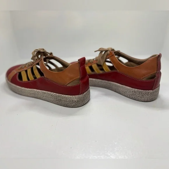 L'Artiste by Spring Step Porscha leather lace-up sneaker size 10.5 EU 41 - Picture 5 of 11